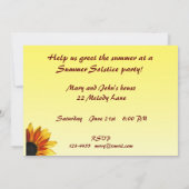 Uitnodiging voor de zomerse partij (Achterkant)