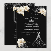uitnodiging voor debutante party (Voorkant / Achterkant)
