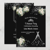 uitnodiging voor debutante party (Voorkant / Achterkant)