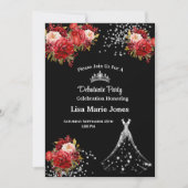 Uitnodiging voor Debutantenfeest (Voorkant)