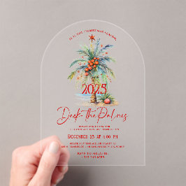 Uitnodiging voor Deck The Palms Tropisch Kerstfees