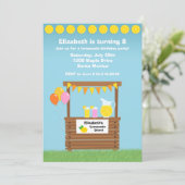 Uitnodiging voor demonstratie in limonade stand Bi (Staand voorkant)