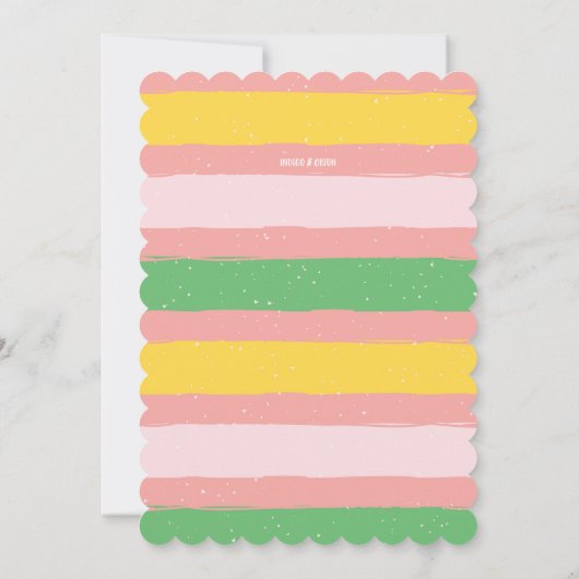 Uitnodiging voor demonstratie in limonade stand Bi (Achterkant)