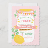 Uitnodiging voor demonstratie in limonade stand Bi (Voorkant)