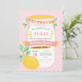 Uitnodiging voor demonstratie in limonade stand Bi (Staand voorkant)