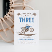 Uitnodiging voor derde verjaardag van dirt bike