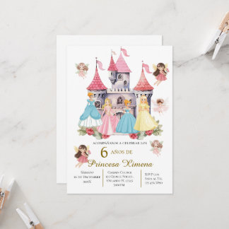 Uitnodiging voor derde verjaardag van prinses in h