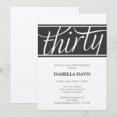 uitnodiging voor dertig jaar (Voorkant / Achterkant)