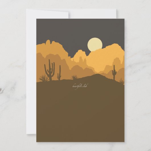 uitnodiging voor Desert Locale (Achterkant)