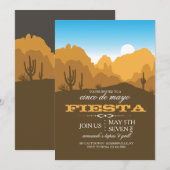 uitnodiging voor Desert Locale (Voorkant / Achterkant)