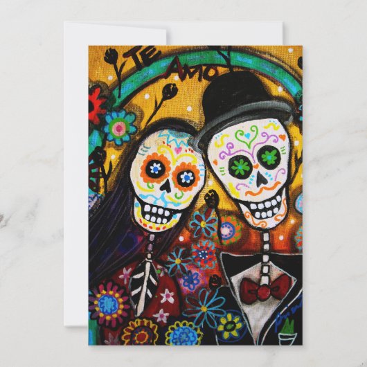 UITNODIGING VOOR DIA DE LOS MUERTOS (Voorkant)