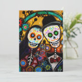 UITNODIGING VOOR DIA DE LOS MUERTOS (Staand voorkant)