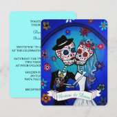Uitnodiging voor Dia de Los Muertos (Voorkant / Achterkant)
