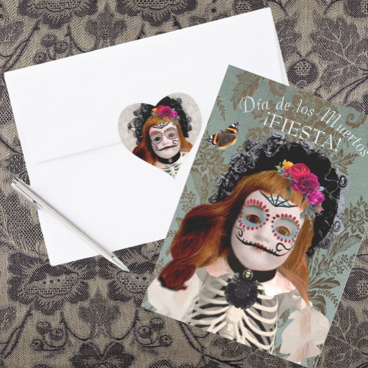 Uitnodiging voor Día de los Muertos-viering