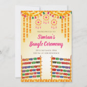 Uitnodiging voor Digital Bangle-ceremonie en Choor (Voorkant)