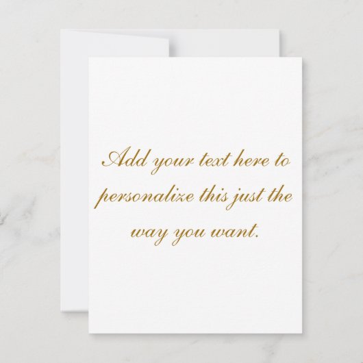 Uitnodiging voor diner/banket (Achterkant)