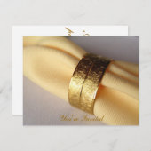 Uitnodiging voor diner/banket (Voorkant / Achterkant)