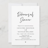 Uitnodiging voor diner en feestelijke viering van  (Voorkant)