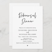 Uitnodiging voor diner en feestelijke viering van (Voorkant / Achterkant)