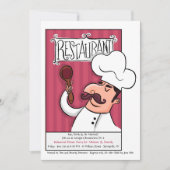 Uitnodiging voor diner in restaurant (Voorkant)