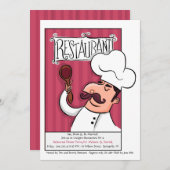 Uitnodiging voor diner in restaurant (Voorkant / Achterkant)