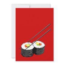 Uitnodiging voor diner Sushi