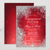 Uitnodiging voor diner ter gelegenheid van winterv (Voorkant / Achterkant)