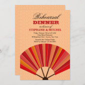 Uitnodiging voor diner voor Chinese fans (Voorkant / Achterkant)