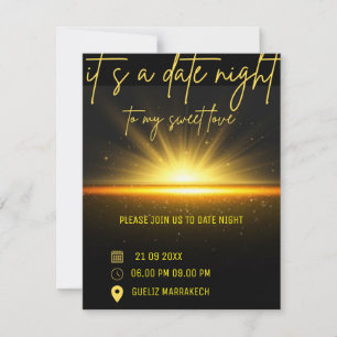 Uitnodiging voor dinerdate,Datum dinertekst