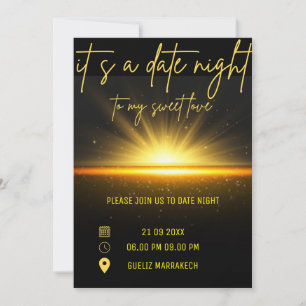 Uitnodiging voor dinerdate,Datum dinertekst