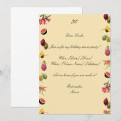 Uitnodiging voor dinerfeest (Voorkant / Achterkant)