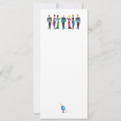 Uitnodiging voor dinergasten (Achterkant)