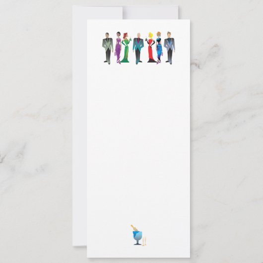 Uitnodiging voor dinergasten (Achterkant)