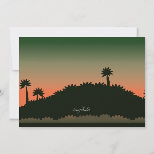 Uitnodiging voor dinosaurussen (Achterkant)