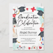 Uitnodiging voor diploma-uitreiking van verpleegku (Voorkant)