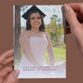 Uitnodiging voor diploma-uitreiking van verpleegku