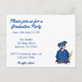 Uitnodiging voor diploma-uitreikingsfeest (Achterkant)