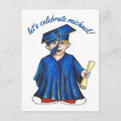 Uitnodiging voor diploma-uitreikingsfeest (Voorkant)