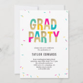 Uitnodiging voor diploma-uitreikingsfeest (Voorkant)