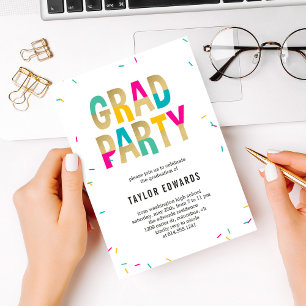 Uitnodiging voor diploma-uitreikingsfeest