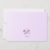 Uitnodiging voor diploma-uitreikingsfeest 'Reizen  (Achterkant)