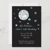 Uitnodiging voor Disco Ball Party (Voorkant)