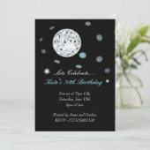 Uitnodiging voor Disco Ball Party (Staand voorkant)