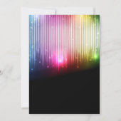 Uitnodiging voor Disco Just Dance Party (Achterkant)