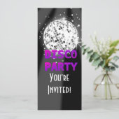 Uitnodiging voor Disco Party Club (Staand voorkant)
