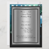 Uitnodiging voor Disco Retro Verjaardagsfeestje (Achterkant)