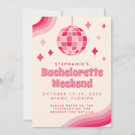 Uitnodiging voor Disco-thema weekend voor vrijgeze