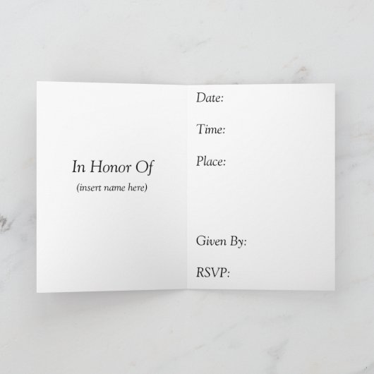 Uitnodiging voor Diva's 50-jarig jubileumfeest (Binnen)