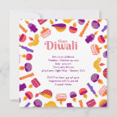 Uitnodiging voor Diwali-feestviering (Voorkant)