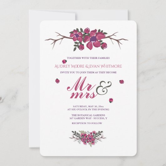 Uitnodiging voor dogwood (Voorkant)